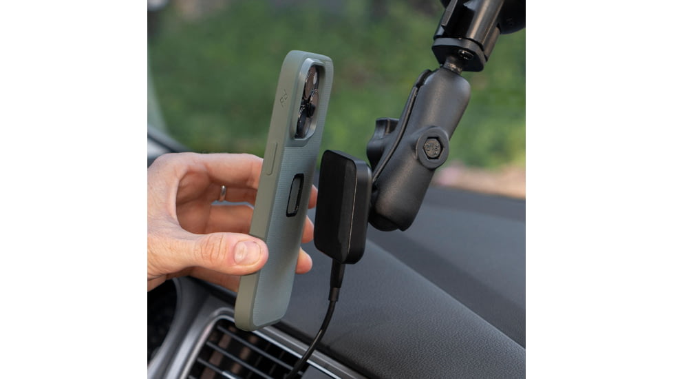 Peak Design Mobile Car Mount Vent Charging v2, Black, M-CM-AD-BK-2
