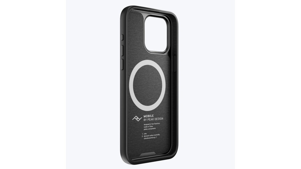 Peak Design Mobile Everyday Fabric Case iPhone 15 Pro Max v2, Charcoal, M-MC-BL-CH-2