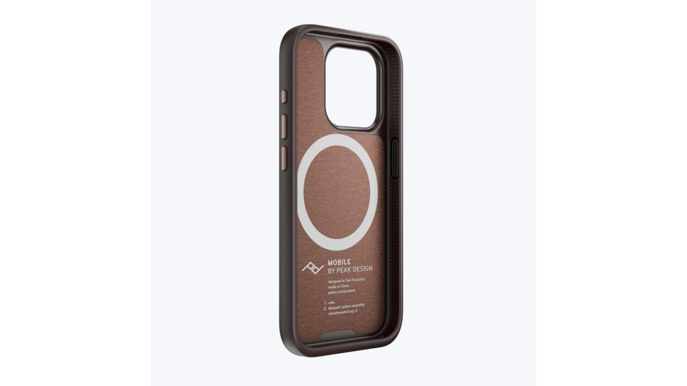 Peak Design Mobile Everyday Fabric Case iPhone 15 Pro v2, Redwood, M-MC-BK-RD-2