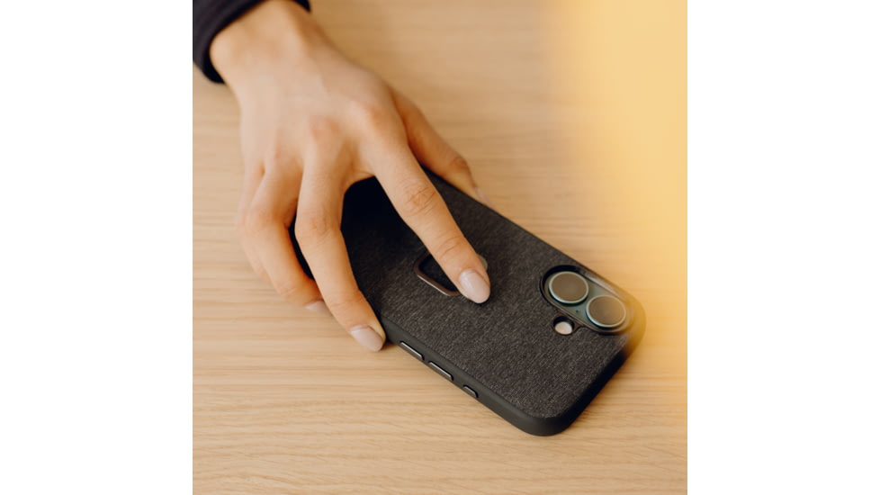 Peak Design Mobile Everyday Fabric Case iPhone 16, Charcoal, M-MC-BS-CH-1