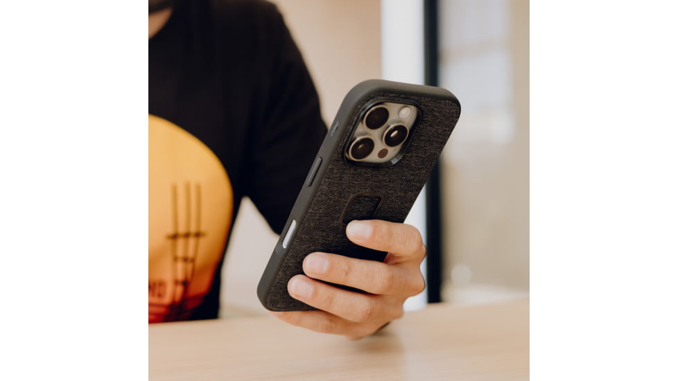 Peak Design Mobile Everyday Fabric Case iPhone 16 Pro Max, Charcoal, M-MC-BV-CH-1