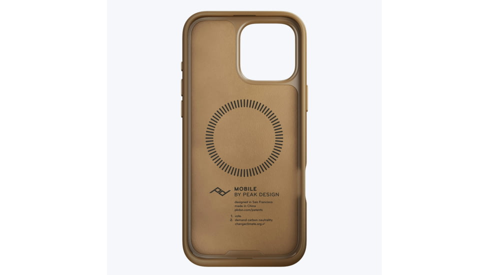 Peak Design Mobile Everyday Fabric Case iPhone 16 Pro Max, Tan, M-MC-BV-BR-1