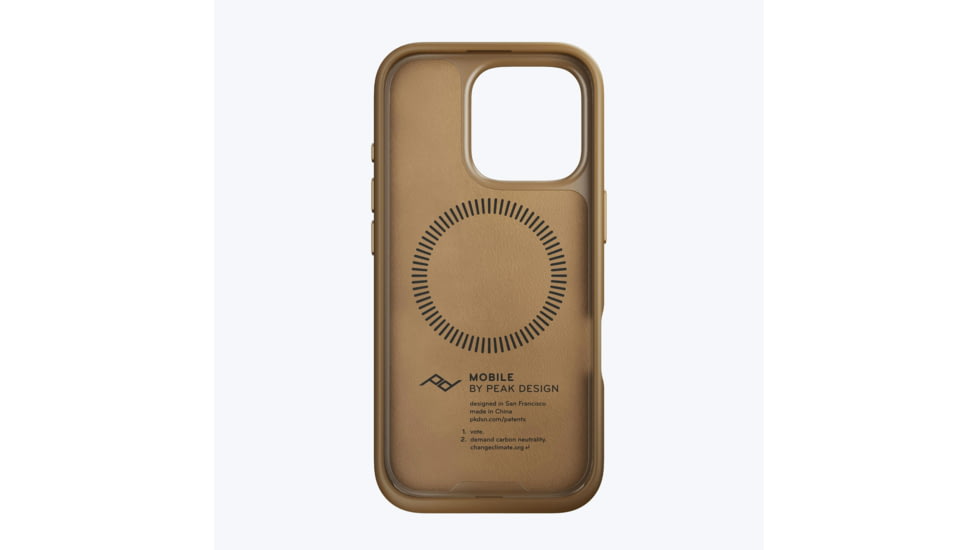Peak Design Mobile Everyday Fabric Case iPhone 16 Pro, Tan, M-MC-BU-BR-1