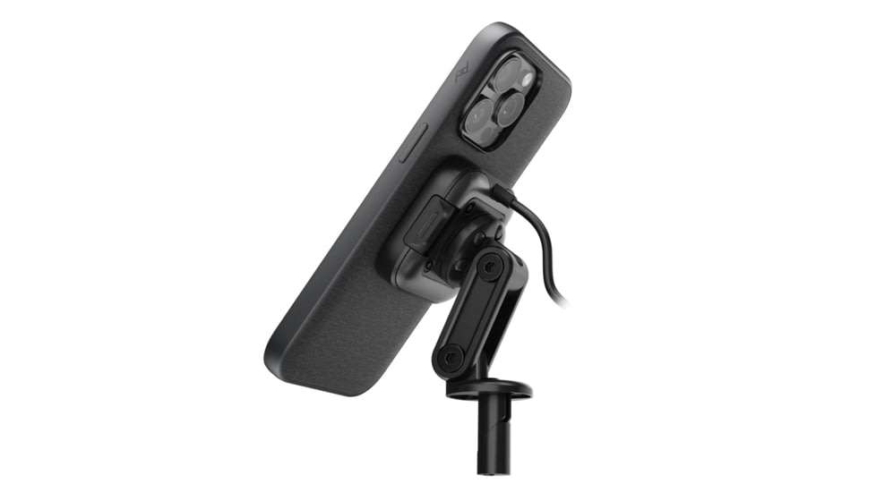 Peak Design Motorcycle Stem Mount, Charging Qi2, Black, M-MM-AH-BK-1