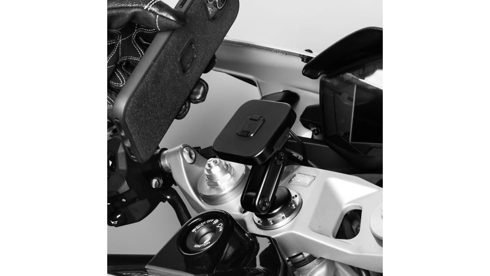 Peak Design Motorcycle Stem Mount, Charging Qi2, Black, M-MM-AH-BK-1