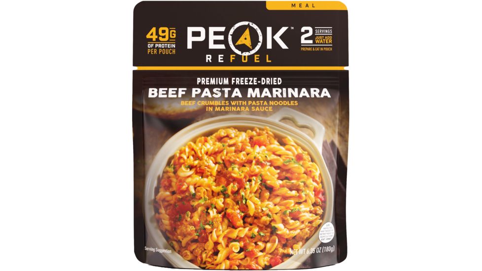 Peak Refuel Beef Pasta Marinara, 49g, 57065
