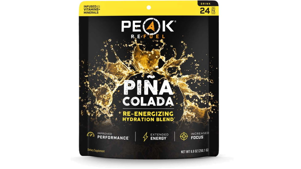 Peak Refuel Pina Colada Re-Energizing Drink Stick Pack, 24 Pack, 58872