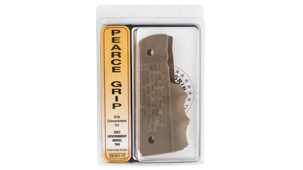 Pearce Grip PG19111T Finger Groove Insert 1911 Tan