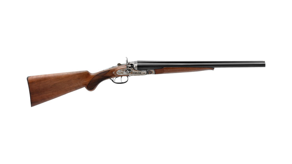 Pedersoli Hammer 3in Field SxS Shotgun, 12 Gauge, 20.1in BBL, Walnut Stock, Blued, M.707-012
