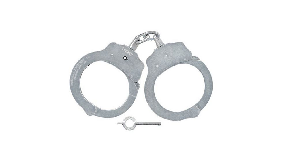 Peerless Handcuff 700bn Chain Link-nickel 10pk - 4710-10