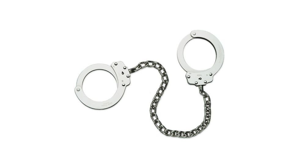 Peerless Handcuff 703 - Leg Iron - Nickel 4740