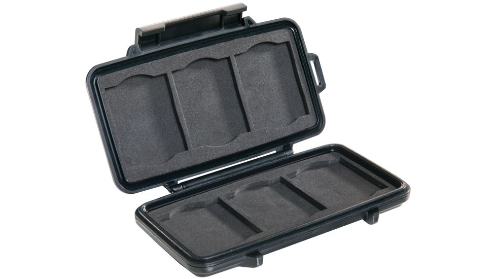 Pelican 0945 Memory Card Micro Cases for 6 Compact Flash Cards 0940-015-110
