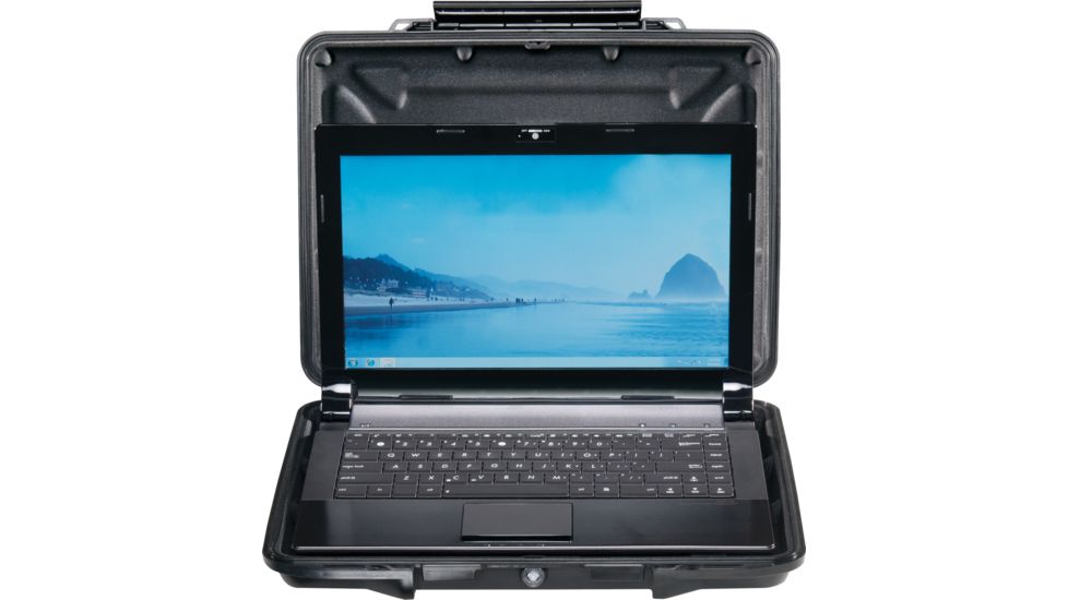 Pelican 1085CC Hardback Case w/ Laptop Liner for 14in Laptops, Black 1080-020-110