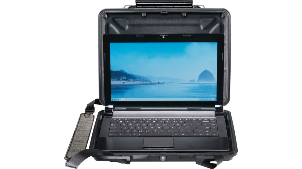 Pelican 1085CC Hardback Case w/ Laptop Liner for 14in Laptops, Black 1080-020-110