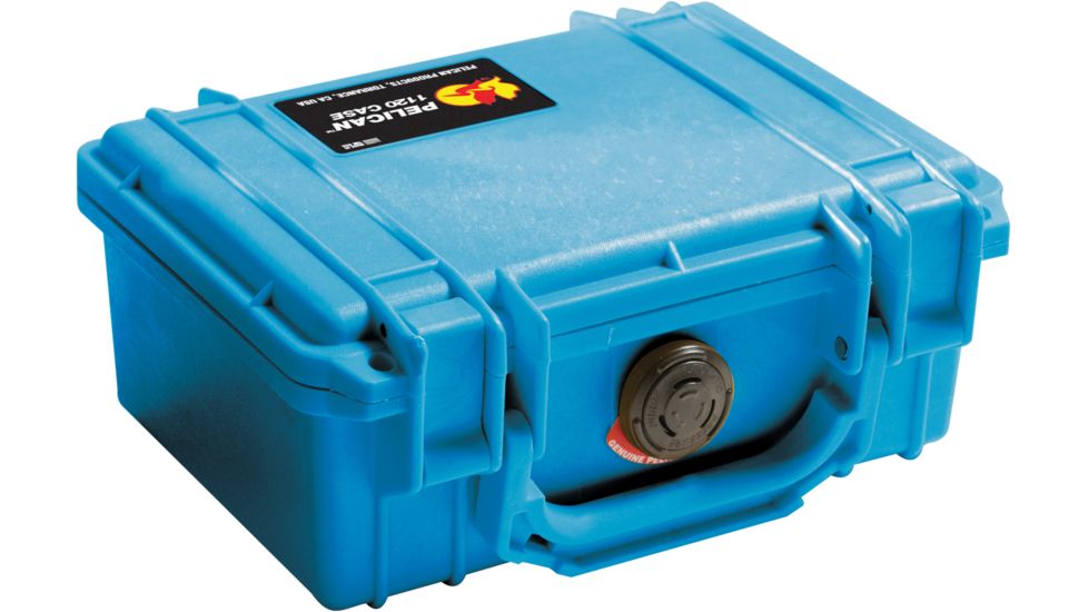 Pelican 1120 Small Waterproof 7.46x4.96x3.33in Carry Case, Blue w/ Foam, 1120-000-120-EA