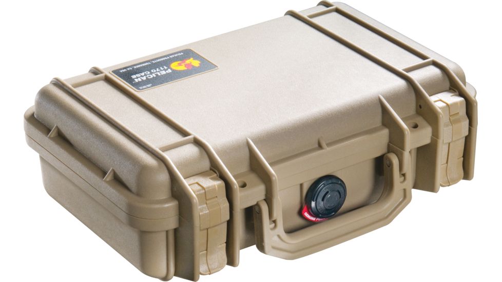 Pelican 1170NF Watertight Case w/Lid and No Foam, Desert Tan 1170-001-190