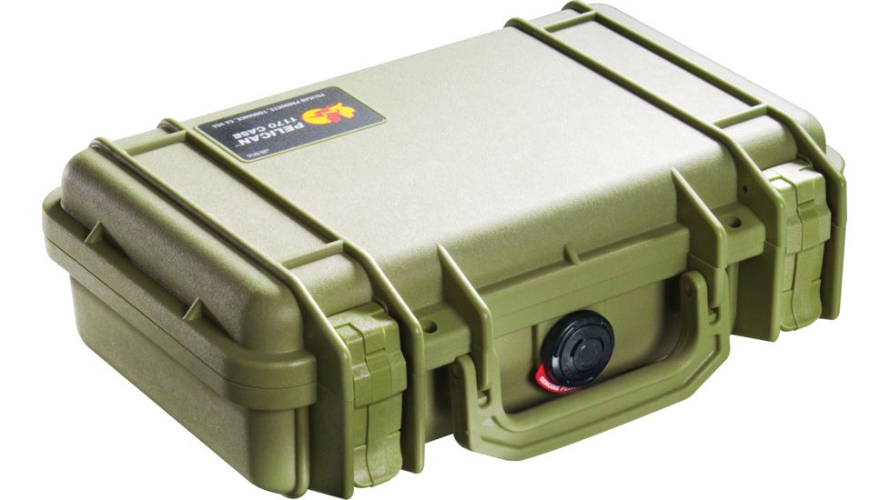 Pelican 1170NF Watertight Case w/Lid and No Foam, OD Green 1170-001-130