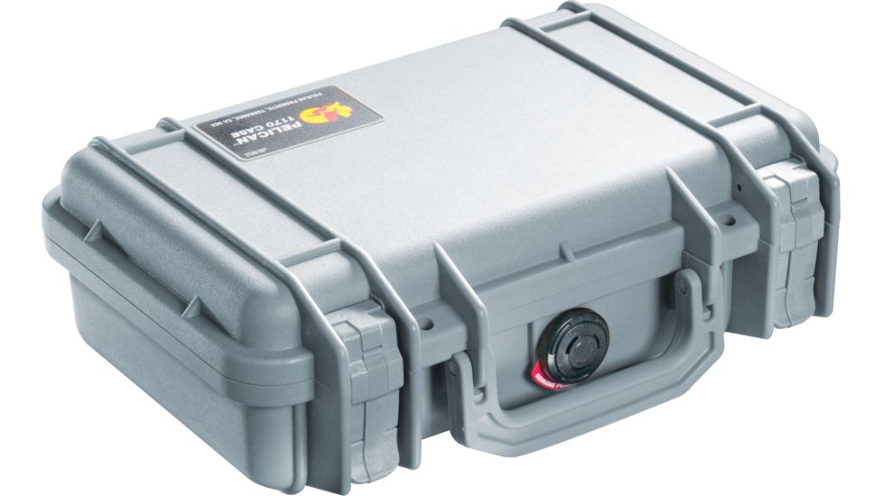 Pelican 1170NF Watertight Case w/Lid and No Foam, Silver 1170-001-180