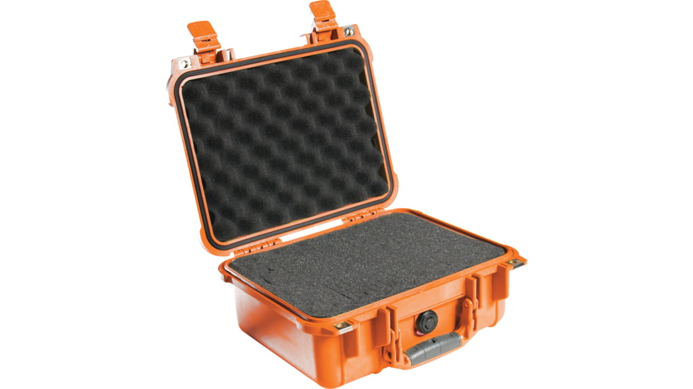 Pelican 1400 Small 13x11x6in Protector Waterproof Carry Case, Red w/ Foam