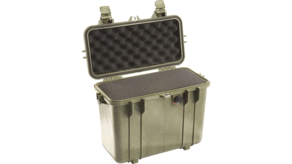 Pelican 1430 Protector Medium Top Loader 17x9.6x13in Case, OD Green w/ Foam, 1430-000-130