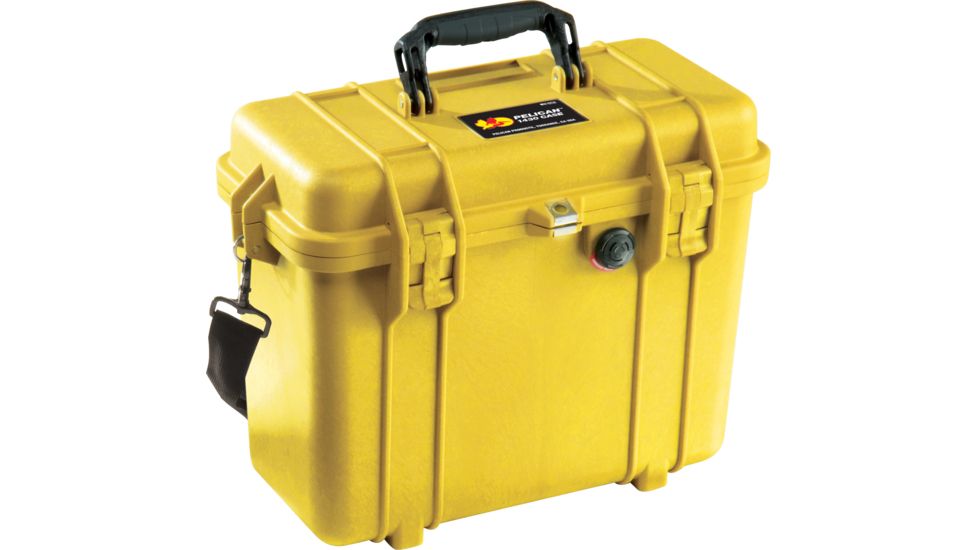 Pelican 1430 Protector Medium Top Loader 17x9.6x13in Case, Yellow, No Foam, 1430-001-240