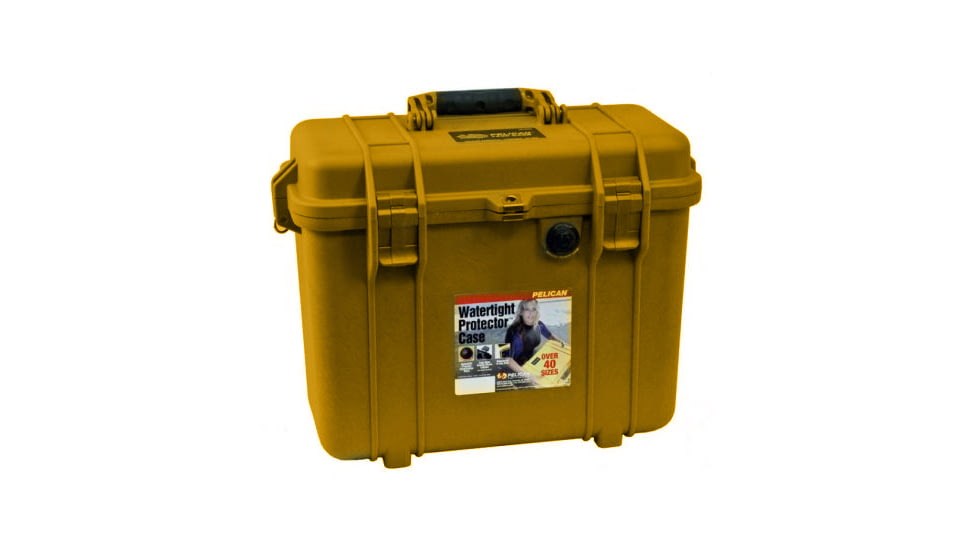 Pelican 1430 Protector Medium Top Loader 17x9.6x13in Case, Orange w/Office Dividers, 1430-005-150