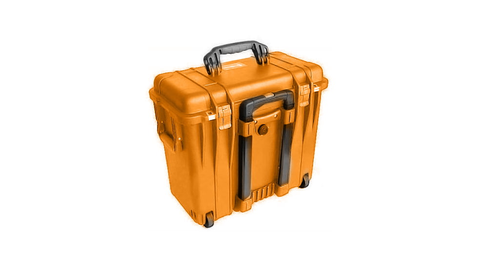 Pelican 1440 Top Loader Medium 20x12x18in Protector Case, Orange w/Photo Dividers