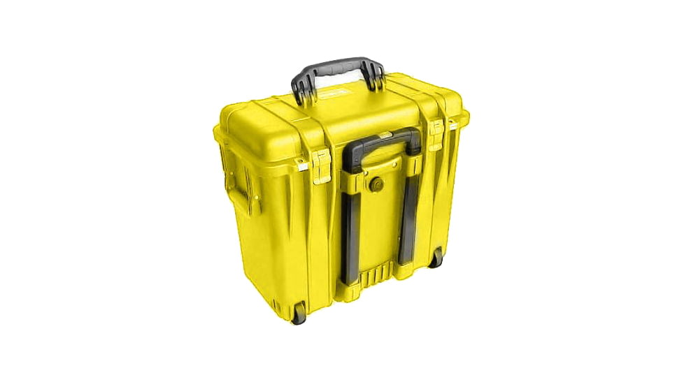 Pelican 1440 Top Loader Medium 20x12x18in Protector Case, Yellow w/Photo Dividers
