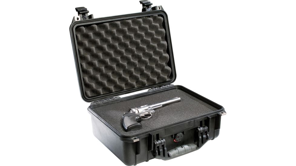 Pelican 1450 Protector Waterproof Crushproof Medium Case, Black w/ Foam