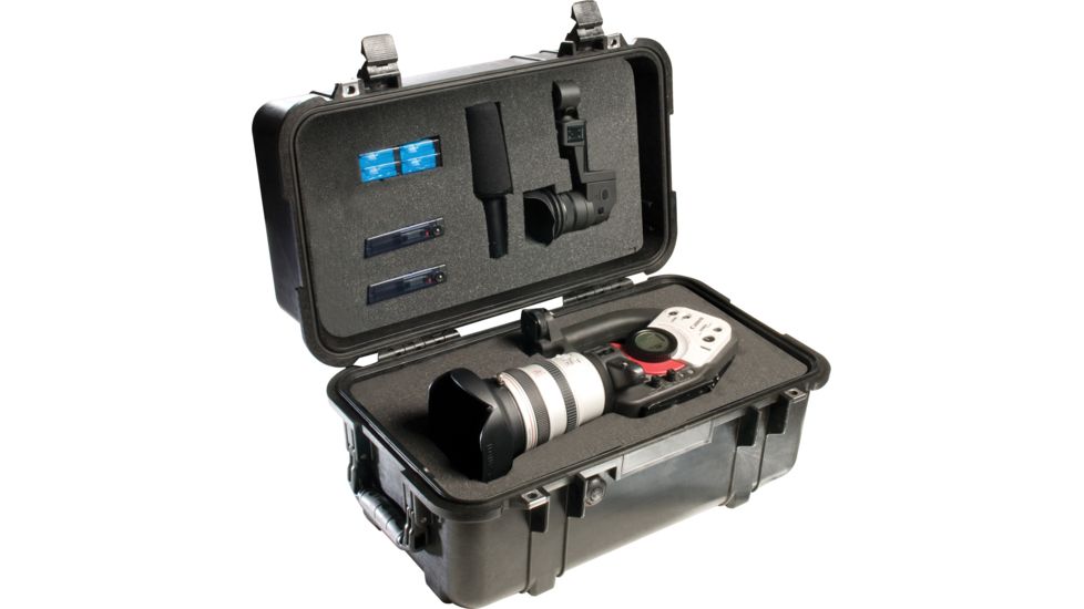 Pelican 1460 Series Protector Case w/ Foam, Black - 1460-000-110