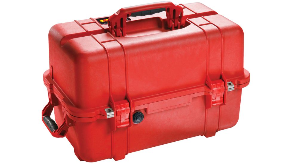 Pelican 1460Tool Mobile Tool Chest w/ Liner &amp; 2 Trays, Red 1460-007-170