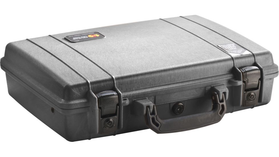 Pelican 1470 Laptop Waterproof Laptop Case w/ Pick N Pluck Foam, Black 1470-000-110