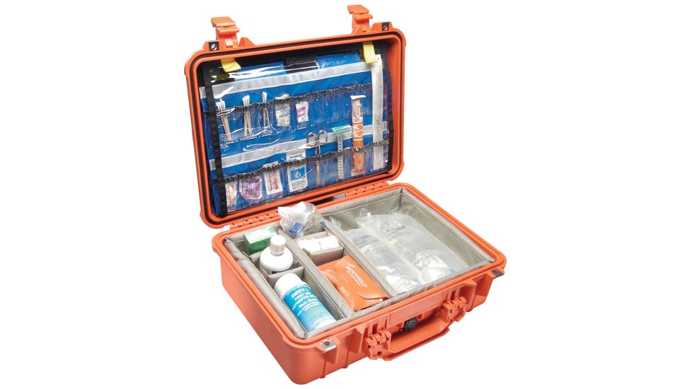 Pelican 1500EMS Emergency Medical Services Protector Hard Case, Orange 1500-005-150