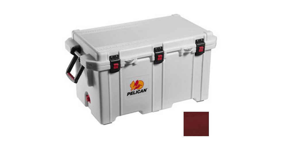 Pelican 150Qt Elite Cooler,34x17x15.75in,Maroon 32-150Q-CC-MRN