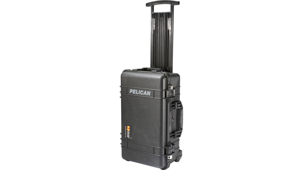 Pelican 1510 Carry On 22x13x9in Wheeled Protector Case, Black, No Foam
