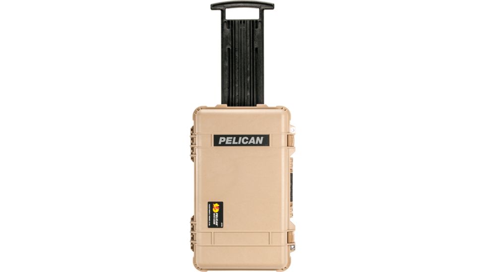 Pelican 1510 Carry On 22x13x9in Wheeled Protector Case, Desert Tan w/ Foam 1510-000-190