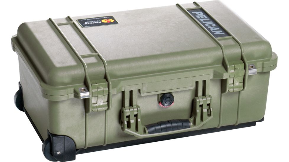 Pelican 1510LOC Carry On Protector Case w/Laptop Sleeve, OD Green 1510-006-130