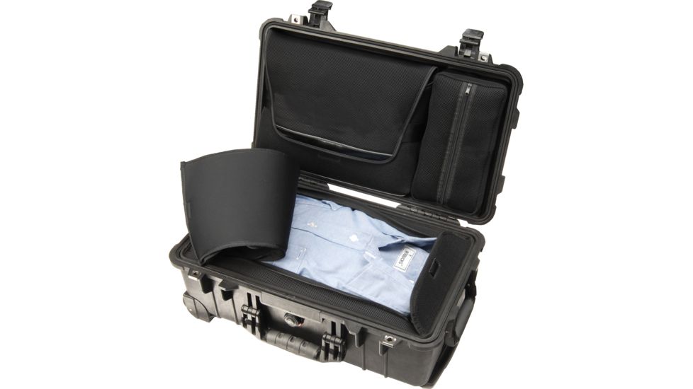 Pelican 1510LOC Carry On Protector Case with Laptop Sleeve and Accessories Case, Black