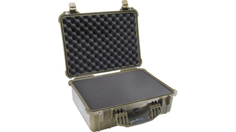 Pelican 1520 Protector 19x15x7in Watertight Carrying Case, OD Green w/ Foam