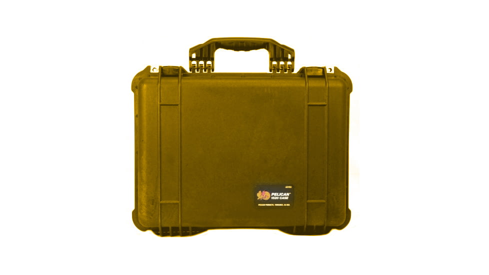 Pelican 1520 Protector 19x15x7in Watertight Carrying Case, Orange w/Padded Dividers