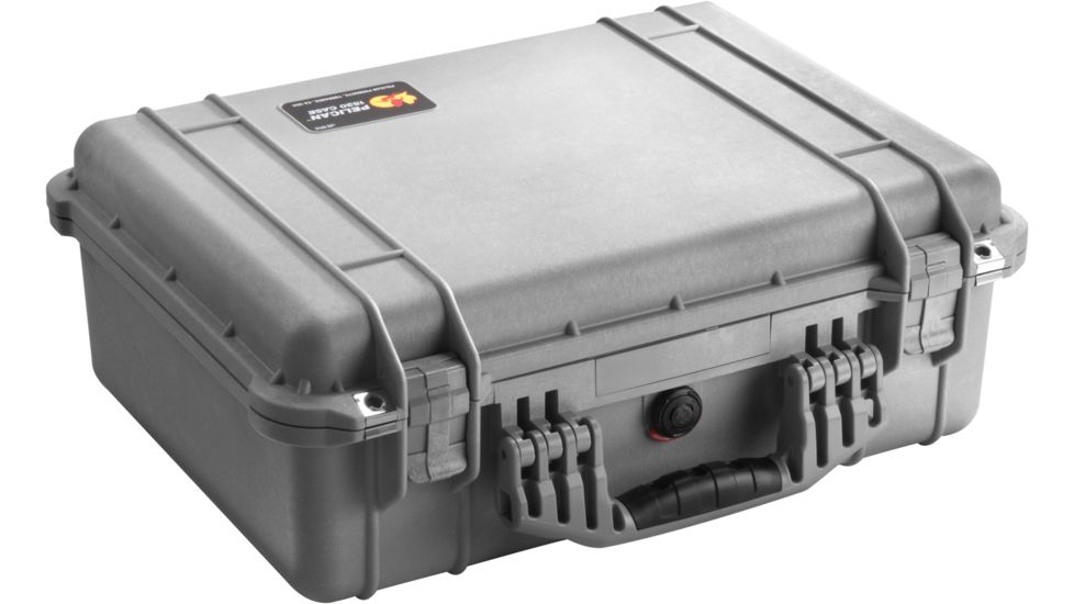 Pelican 1520 Protector 19x15x7in Watertight Carrying Case, Silver, No Foam
