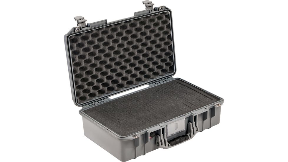 Pelican 1525 Air Protector Case, with Foam, Silver, 015250-0000-180