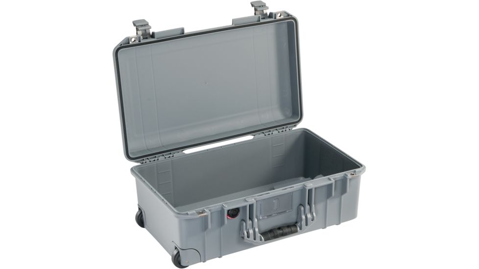 Pelican 1535 Air Protector Case, no Foam, Silver, 015350-0011-180