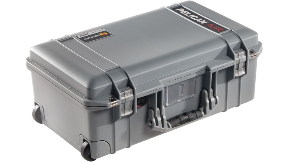 Pelican 1535 Air Protector Case, no Foam, Silver, 015350-0011-180