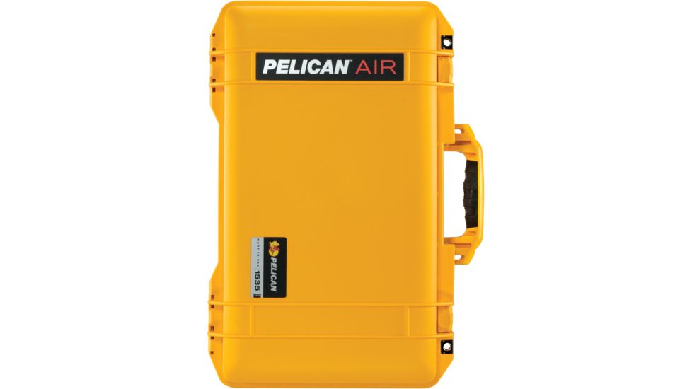 Pelican 1535 Air Protector Case, no Foam, Yellow, 015350-0011-240