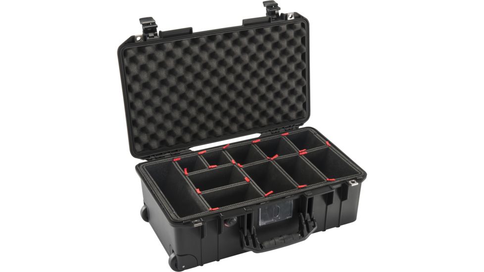 Pelican 1535 Air Protector Case w/TrekPak Divider System, Black, 015350-0052-110