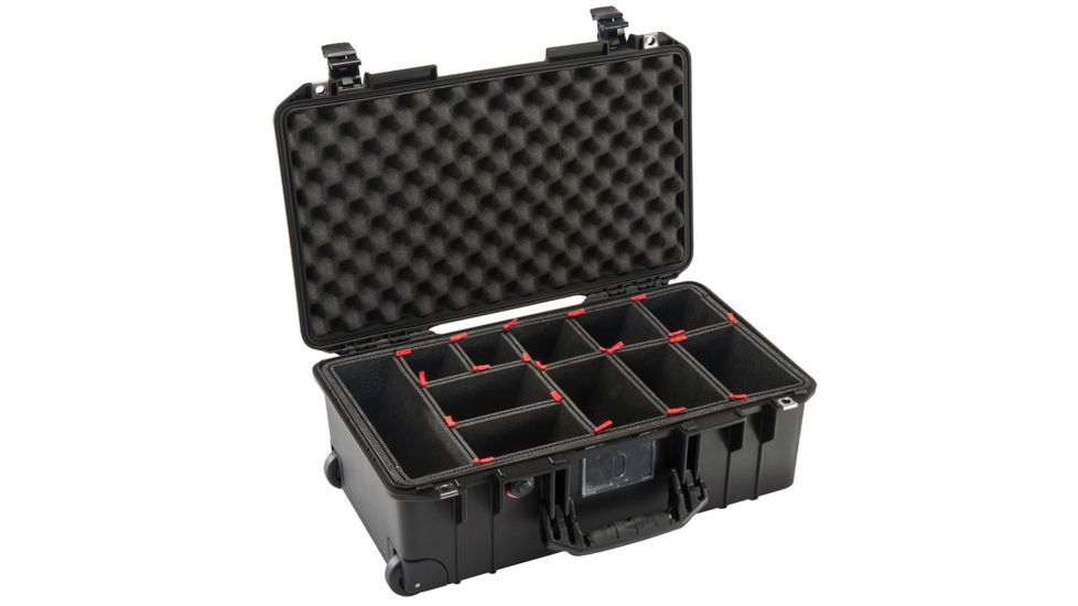 Pelican 1535 Air Protector Case, with 5 Piece Foam Set, Black, 015350-4000-000