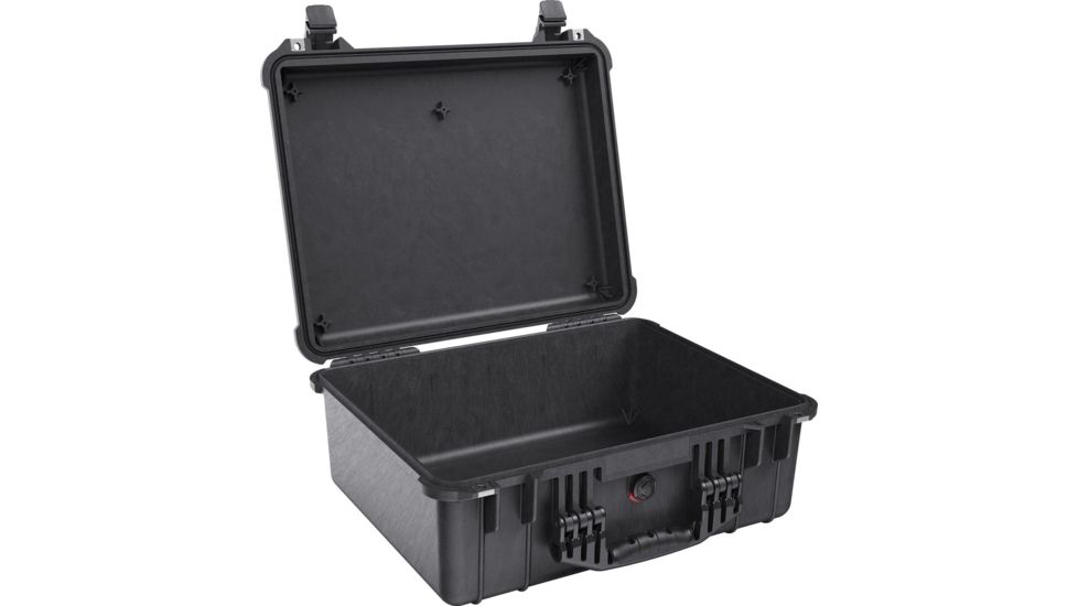 Pelican 1550 Waterproof 20x16x8in Protector Case, Black, No Foam, 1550-001-110