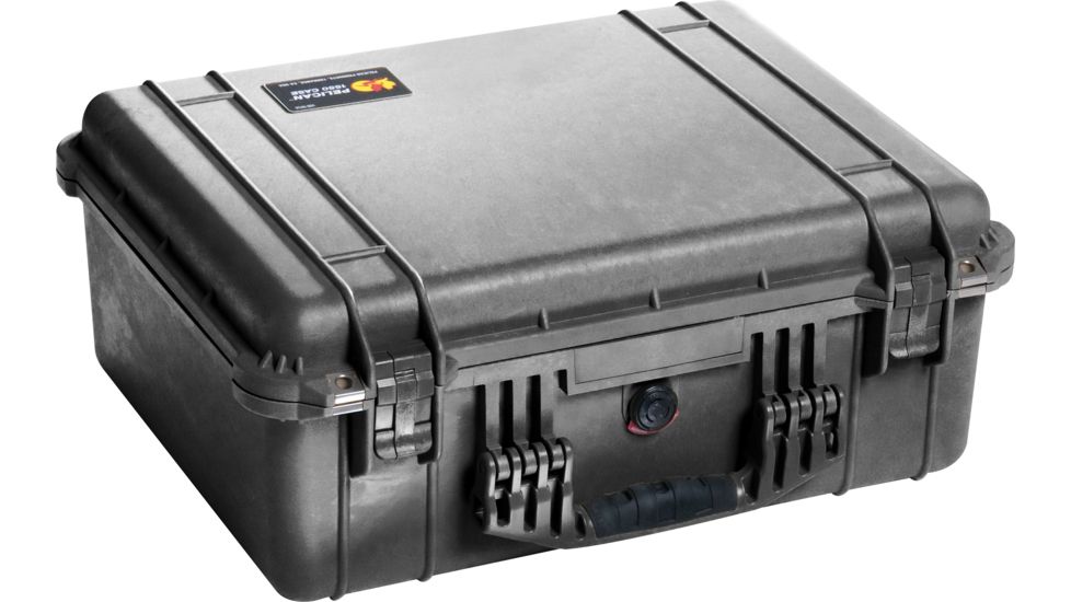 Pelican 1550 Waterproof 20x16x8in Protector Case, Black, No Foam, 1550-001-110