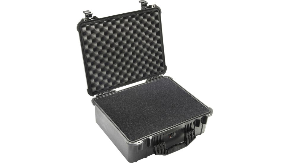 Pelican 1550 Waterproof 20x16x8in Protector Case, Black w/Foam, 1550-000-110
